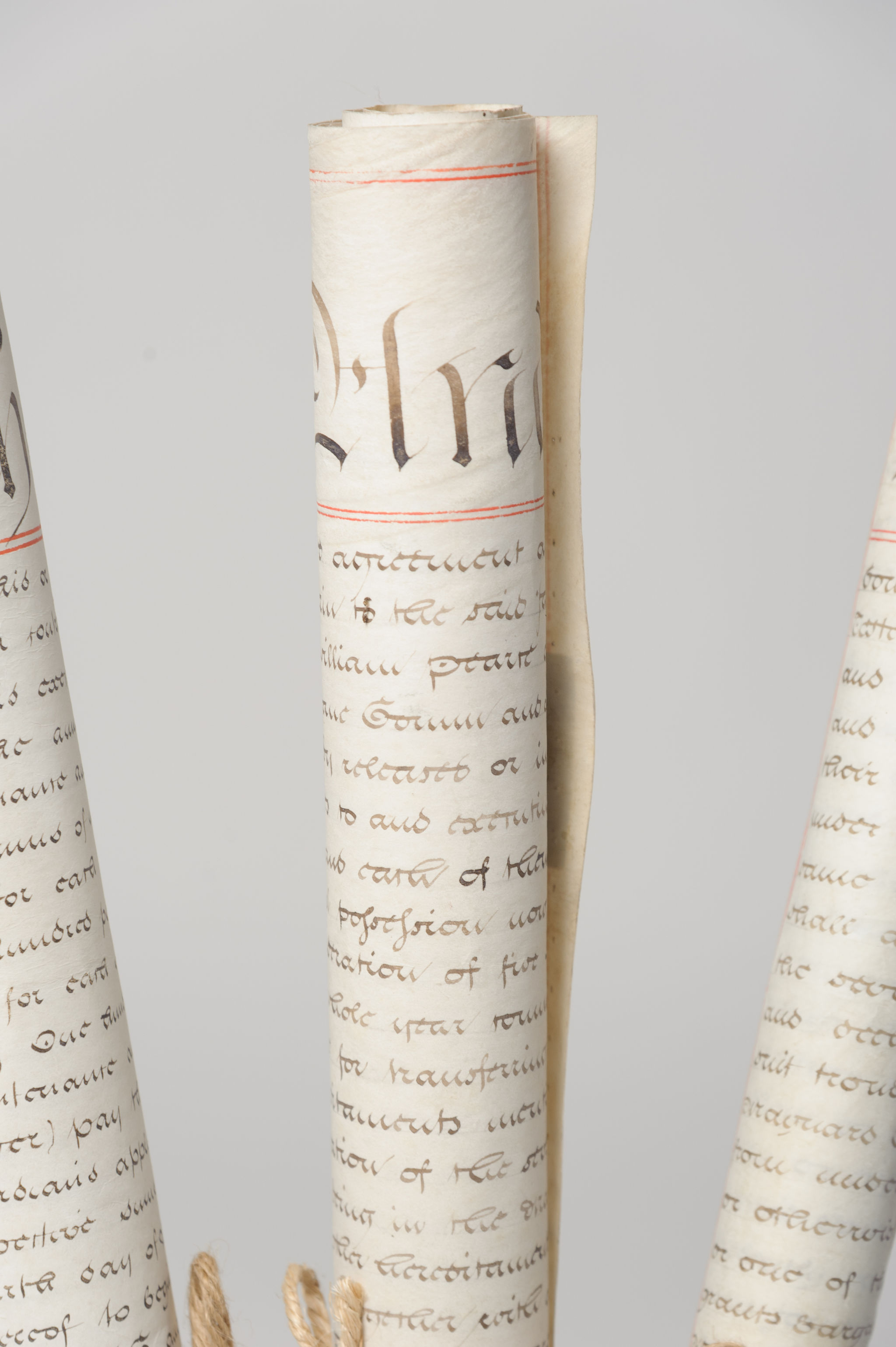 19th Century Vellum documents Nikki Page Antiques