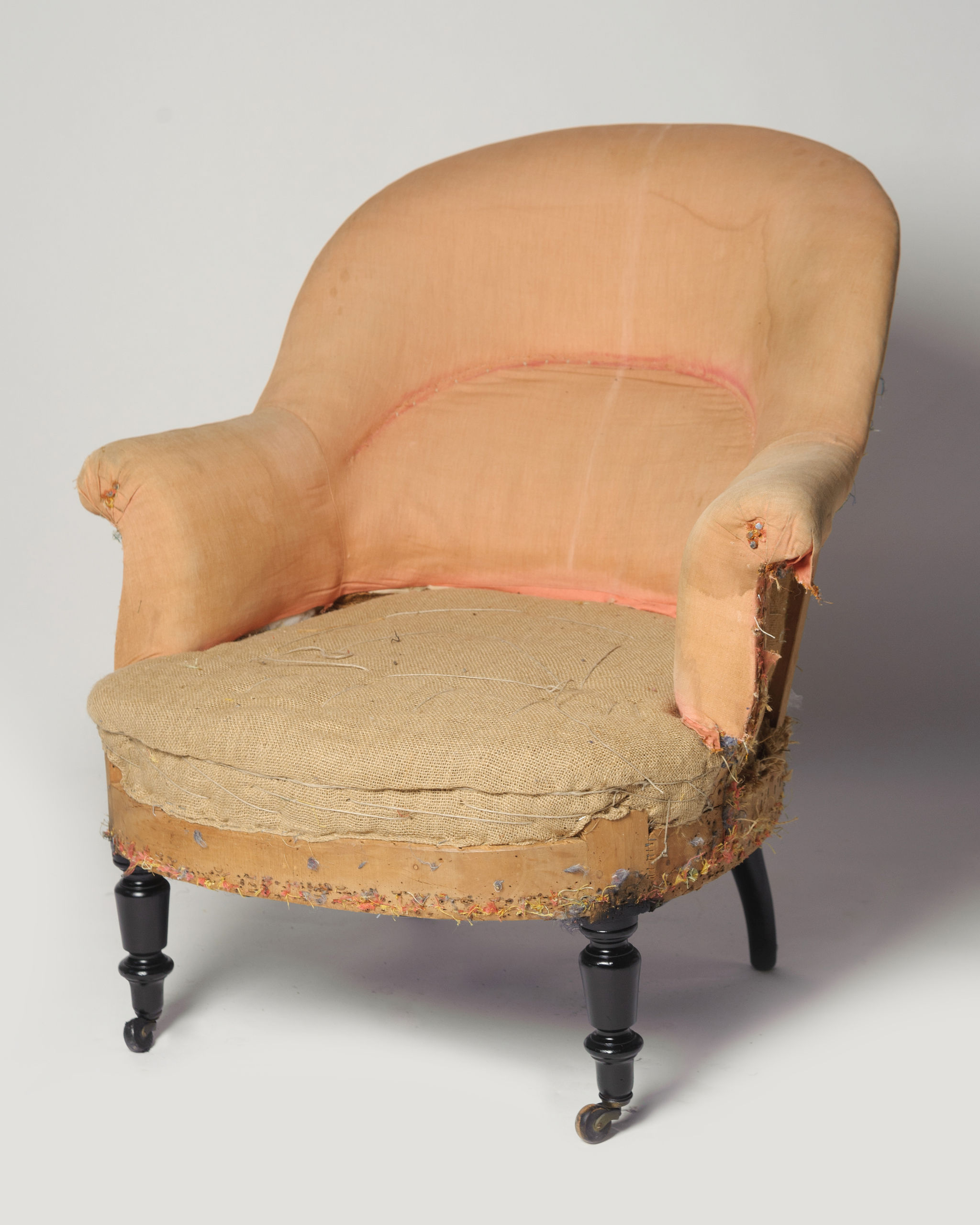 Antique French tub chair Nikki Page Antiques