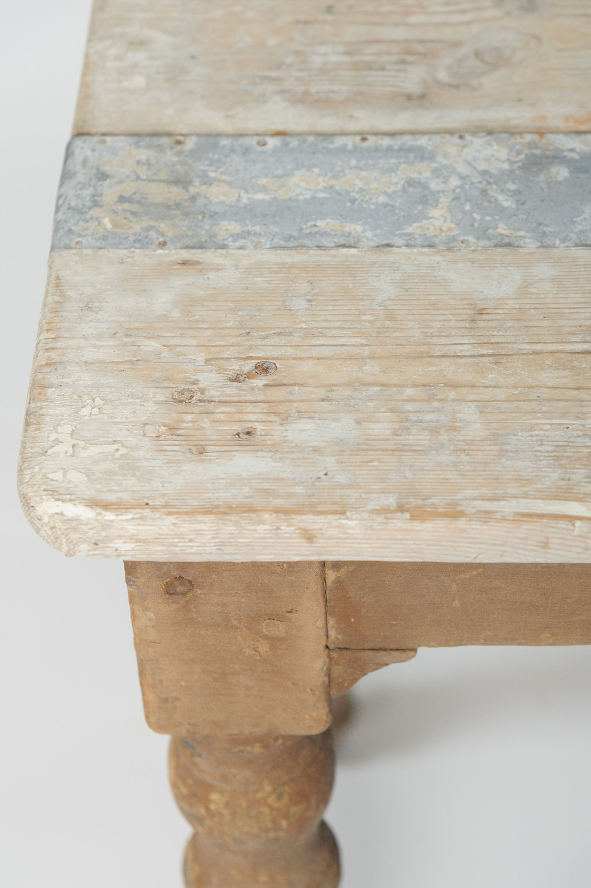 Antique French zinc mounted console table Nikki Page Antiques