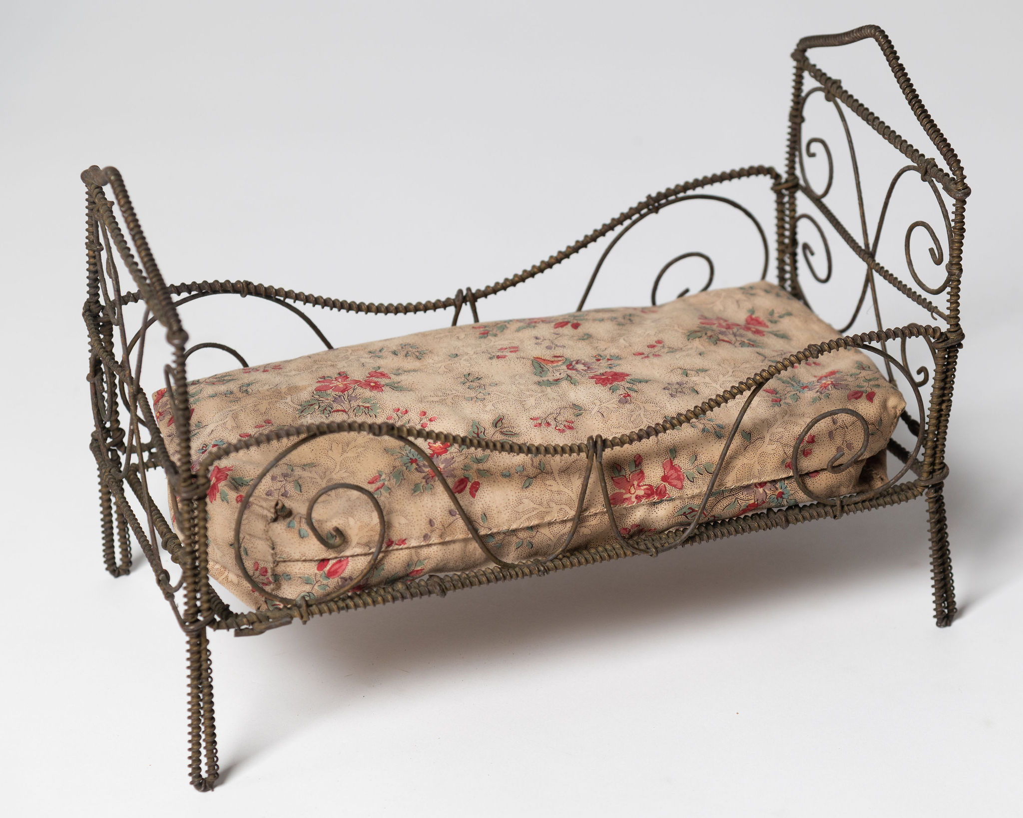 Antique French dolls cot Nikki Page Antiques