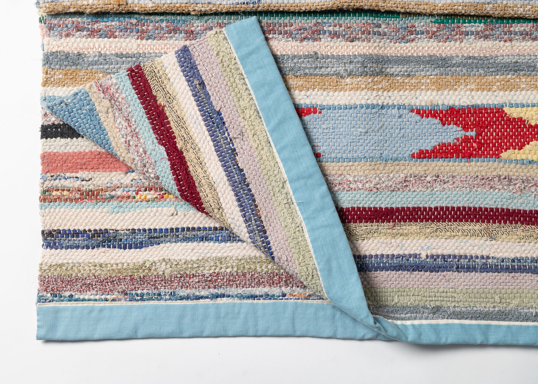 Antique Swedish rag rug Nikki Page Antiques